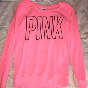 BARLEY WORN pretty much new pink long sleeve tee!